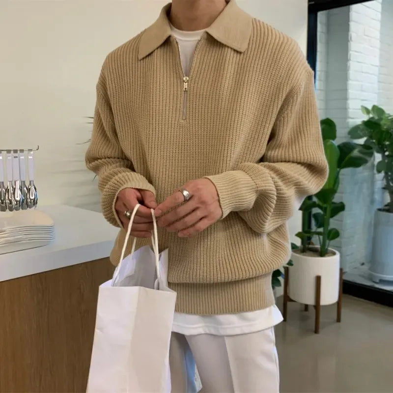 Isaac | Polo Sweater