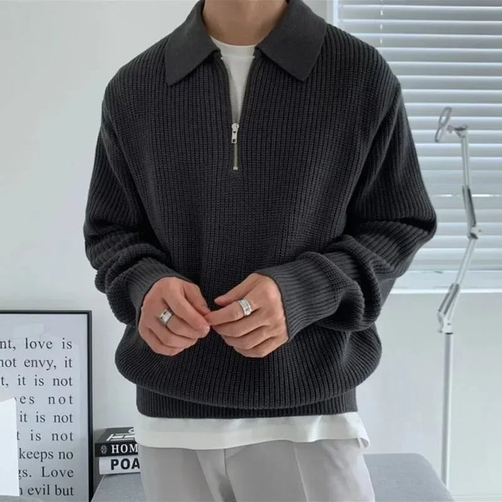 Isaac | Polo Sweater